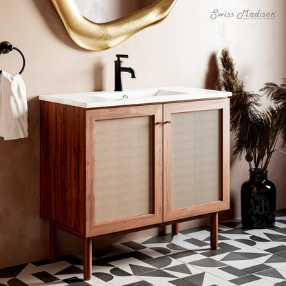 Swiss Madison, 36 Ceramic Vanity Sink Top