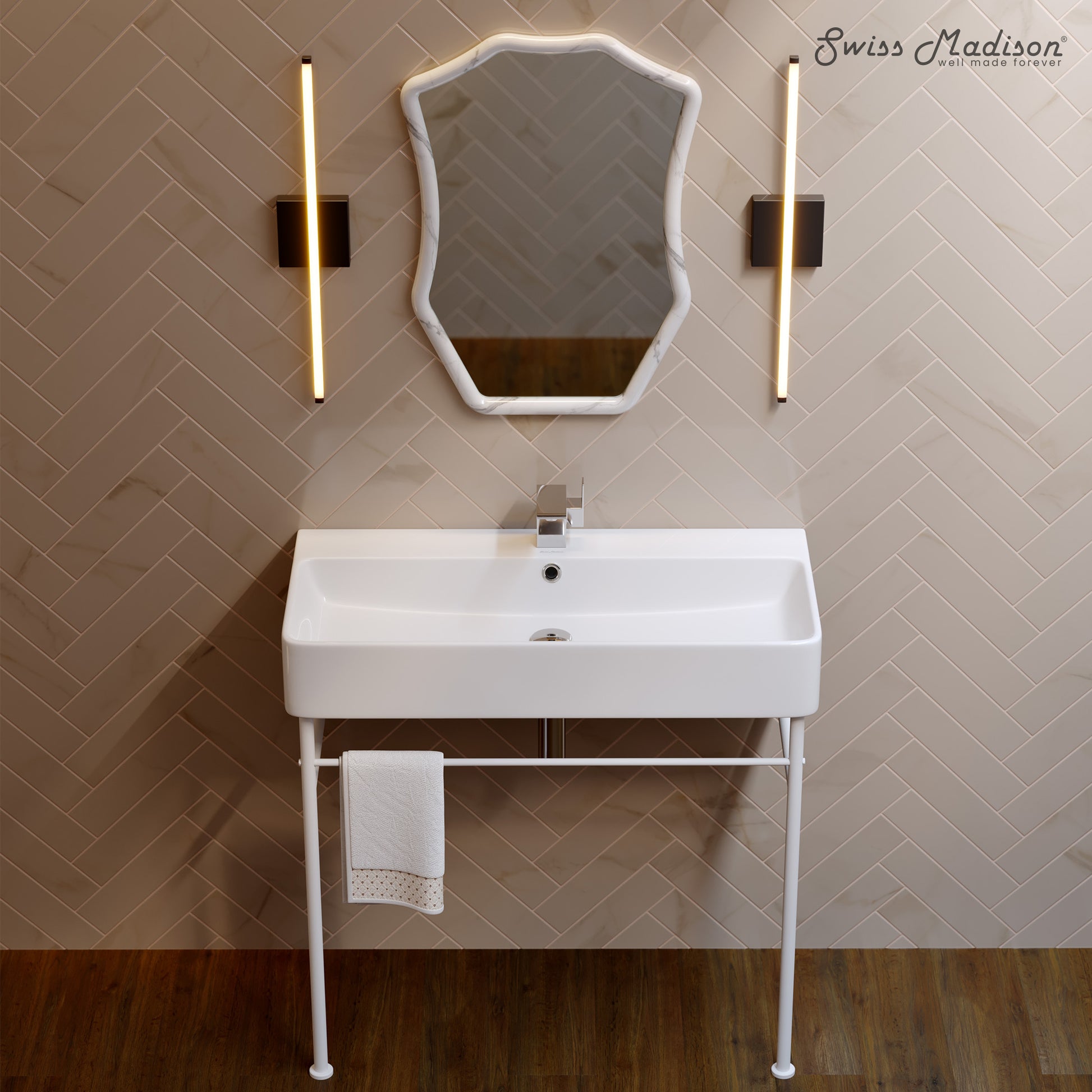 Swiss Madison Carre bathroom vanity — view 5