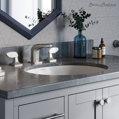 Swiss Madison, Monaco 18 Oval Under-Mount Bathroom Sink