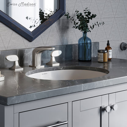 Swiss Madison, Plaisir 16.5 Oval Under-Mount Bathroom Sink