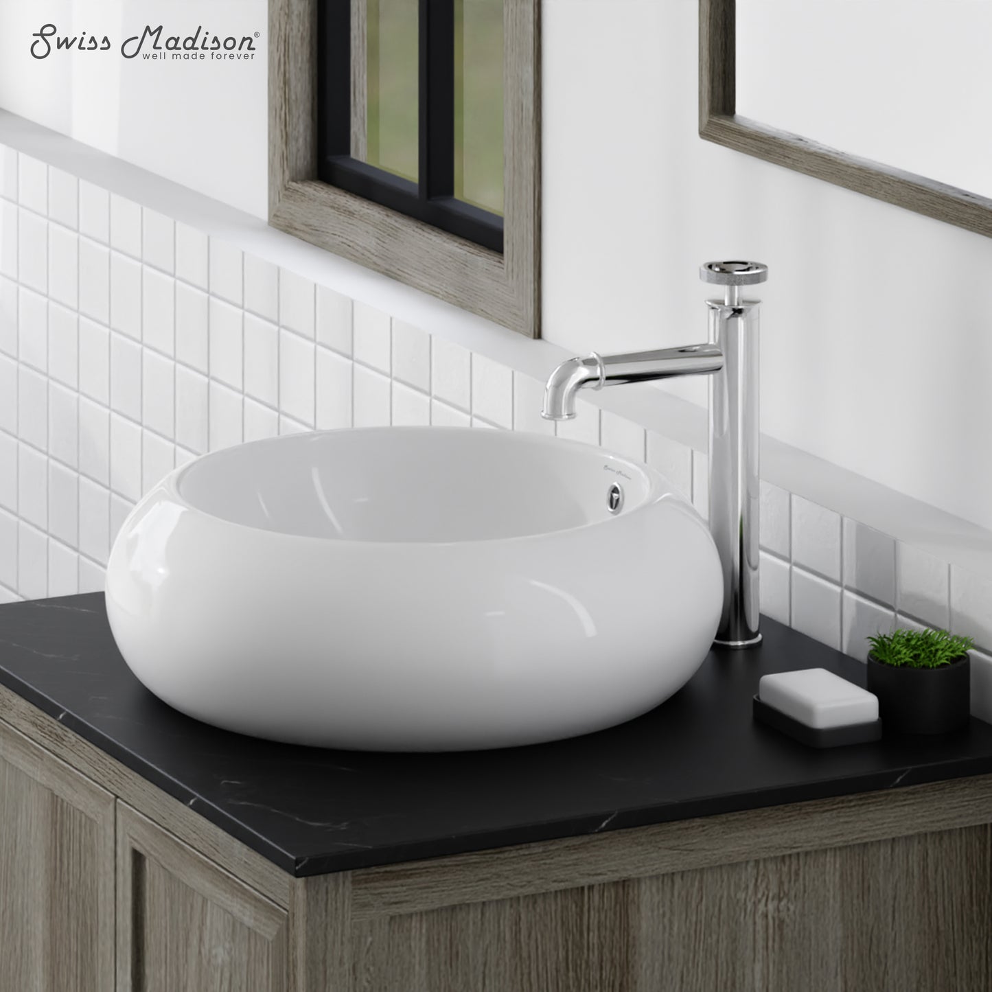 Swiss Madison, Plaisir Round Vessel Sink