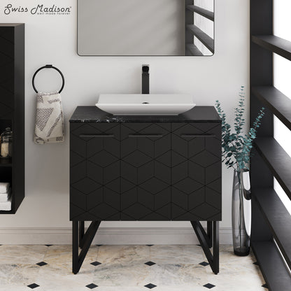 Swiss Madison, Annecy 23.5” Rectangle Vessel Bathroom Sink