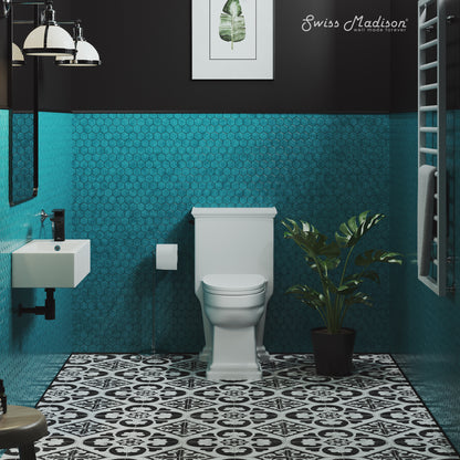 Swiss Madison, Voltaire 19.5 x 10 Rectangular Ceramic Wall Hung Sink with Right Side Faucet Mount