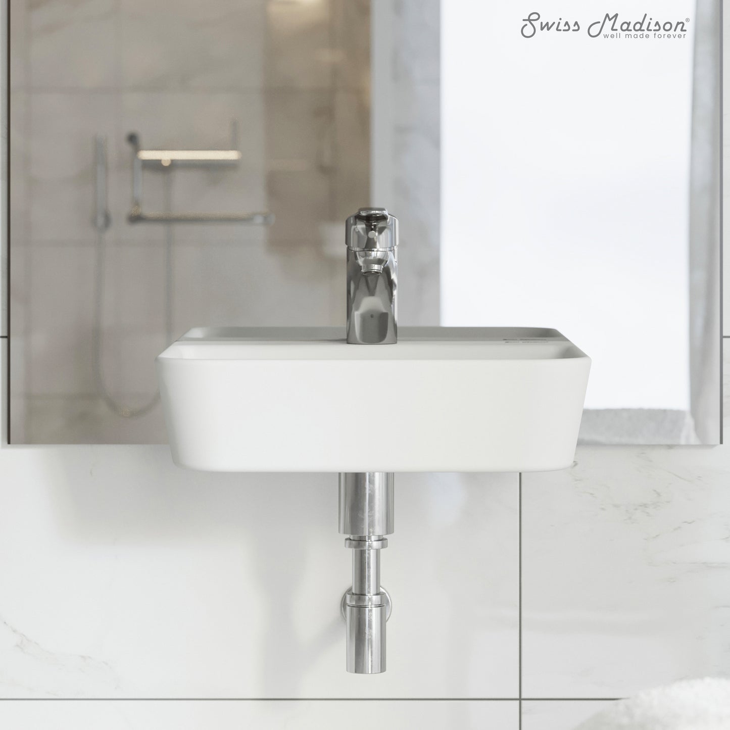 Swiss Madison, , St. Tropez Wall Mount Sink
