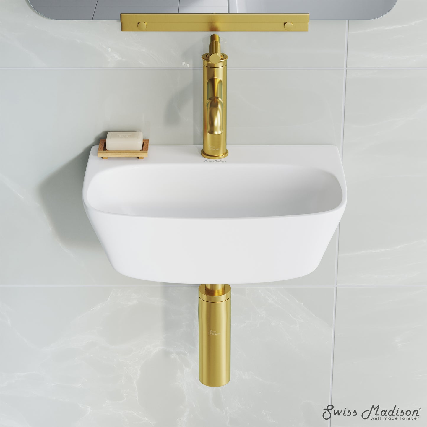 Swiss Madison, St Tropez Wall Hung Sink