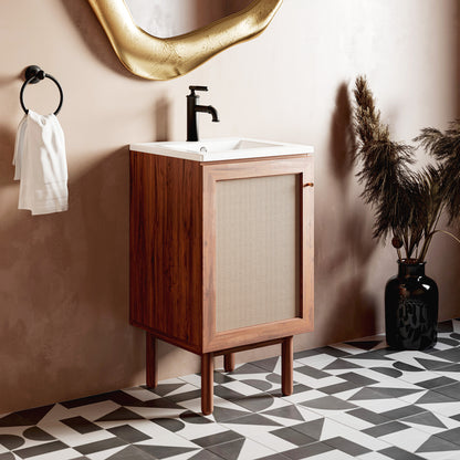 Swiss Madison, 18" Ceramic Square Vanity Sink Top