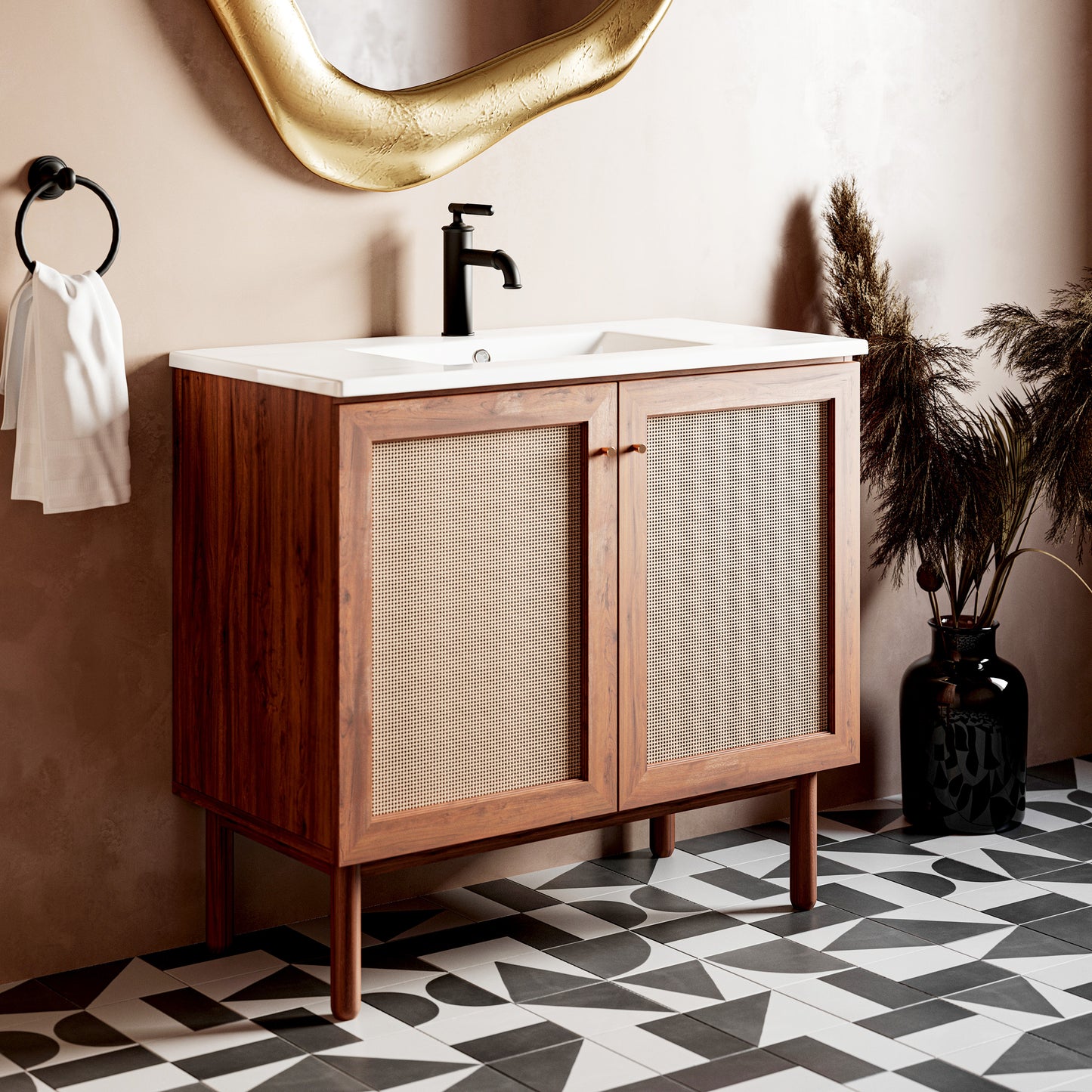Swiss Madison, 36 Ceramic Vanity Sink Top