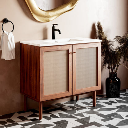 Swiss Madison, 36 Ceramic Vanity Sink Top