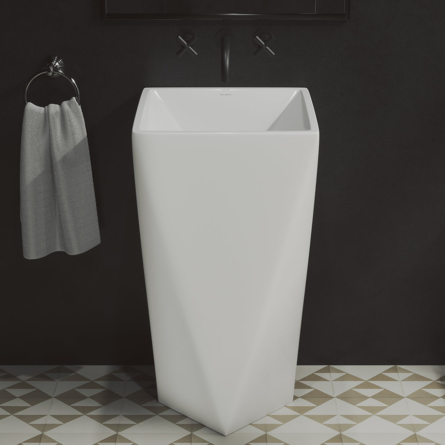 Swiss Madison, Brusque One-Piece Pedestal Sink