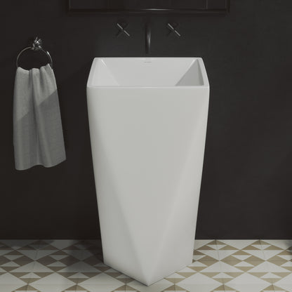 Swiss Madison, Brusque One-Piece Pedestal Sink
