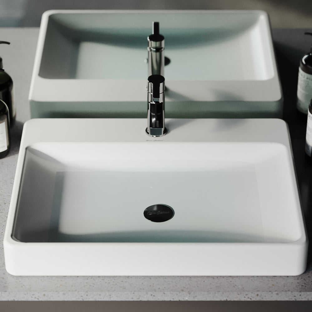 Swiss Madison, Carre Large Rectangle Vessel Sink
