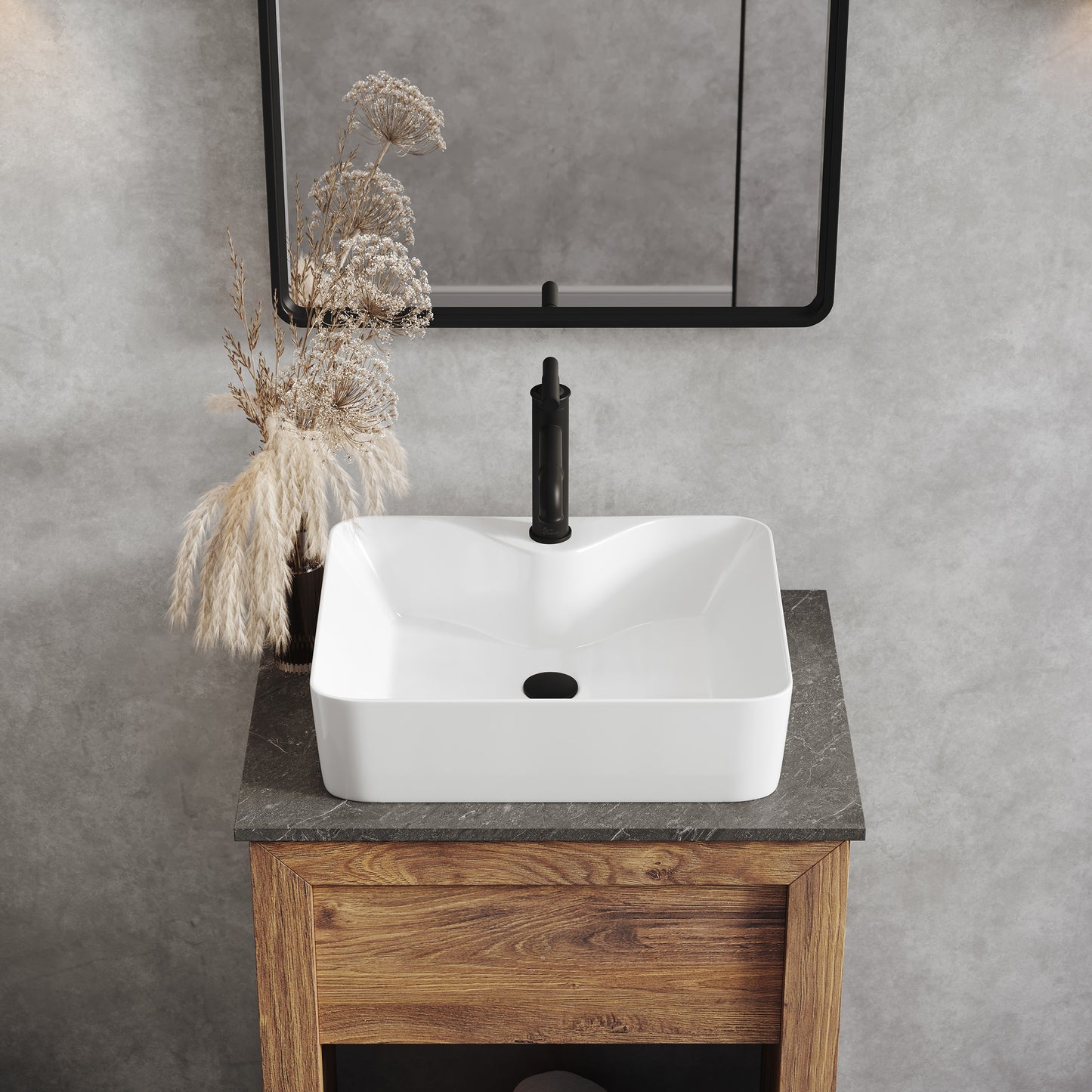 Swiss Madison, Rennes 19" Vessel Sink in Glossy White