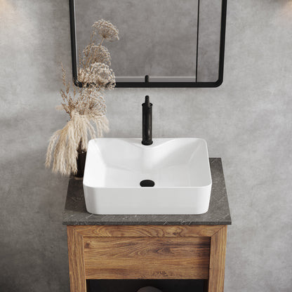 Swiss Madison, Rennes 19" Vessel Sink in Glossy White