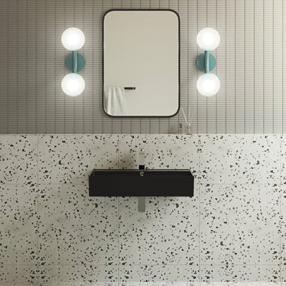 Swiss Madison, Claire 22" Rectangle Wall-Mount Bathroom Sink in Matte Black