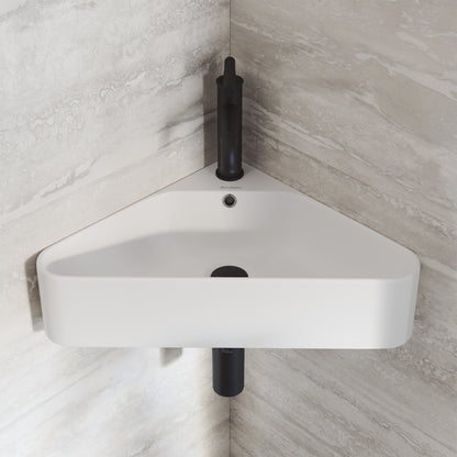 Swiss Madison, St Tropez Corner Wall Hung Sink