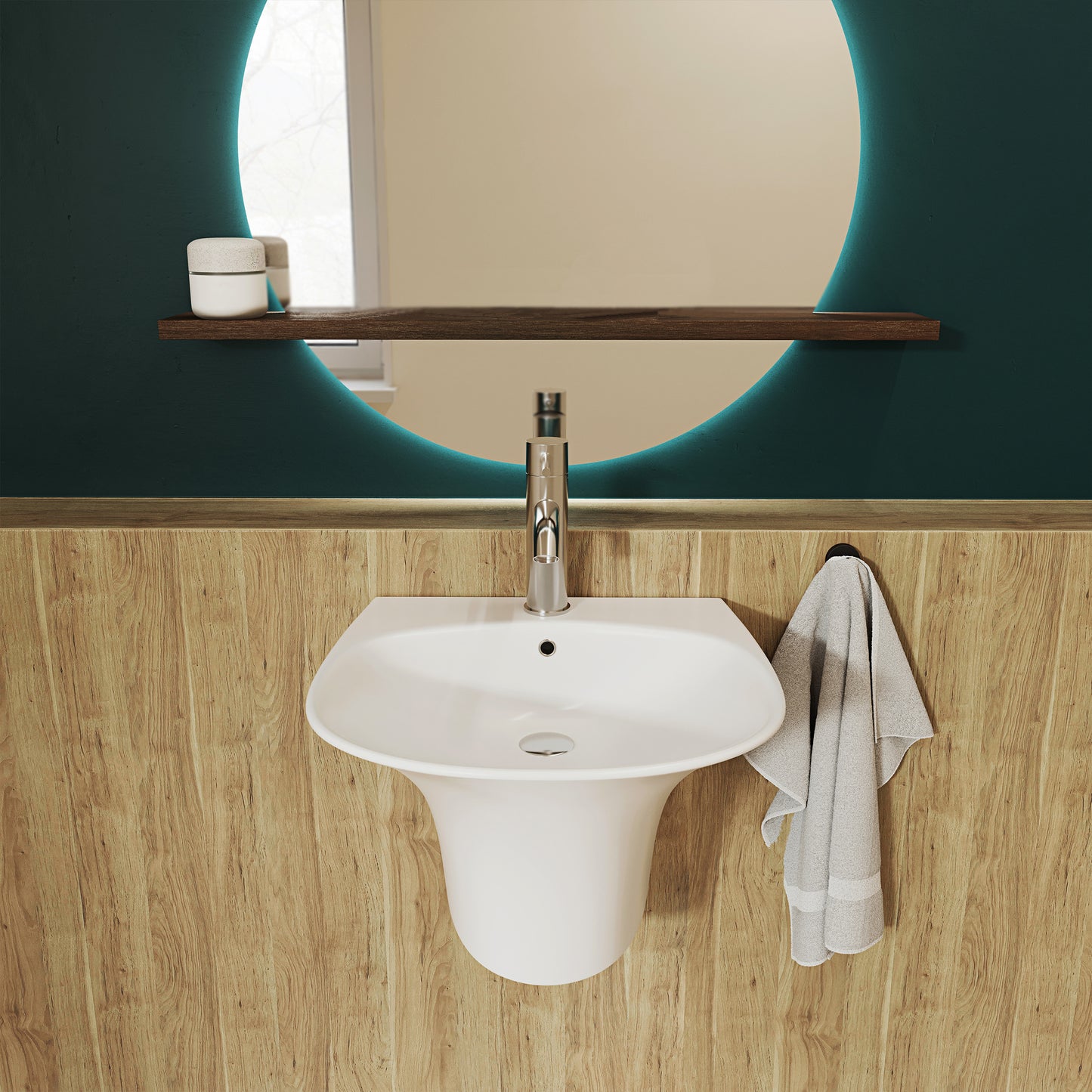 Swiss Madison, Ivy 19" Wall-Mount Bathroom Sink