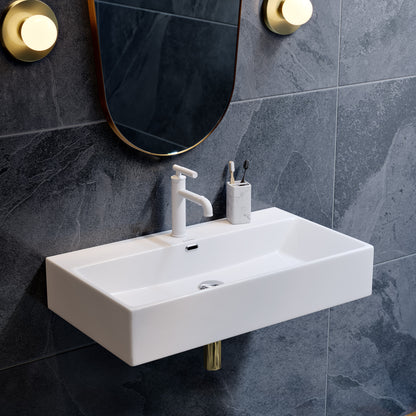 Swiss Madison, Claire 30" Rectangle Wall-Mount Bathroom Sink