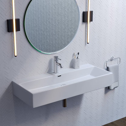 Swiss Madison, Claire 40" Rectangle Wall-Mount Bathroom Sink