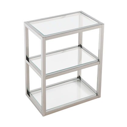 Swiss Madison, Pierre 16"x20"x10" Wall-Mounted Linen Cabinet in Chrome