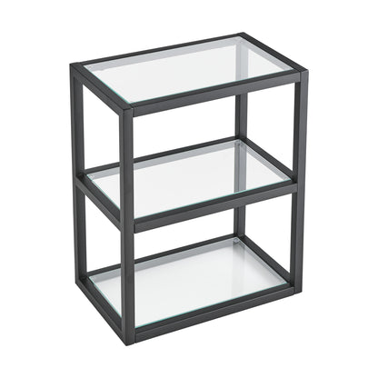 Swiss Madison, Pierre 16"x20"x10" Wall-Mounted Linen Cabinet in Matte Black