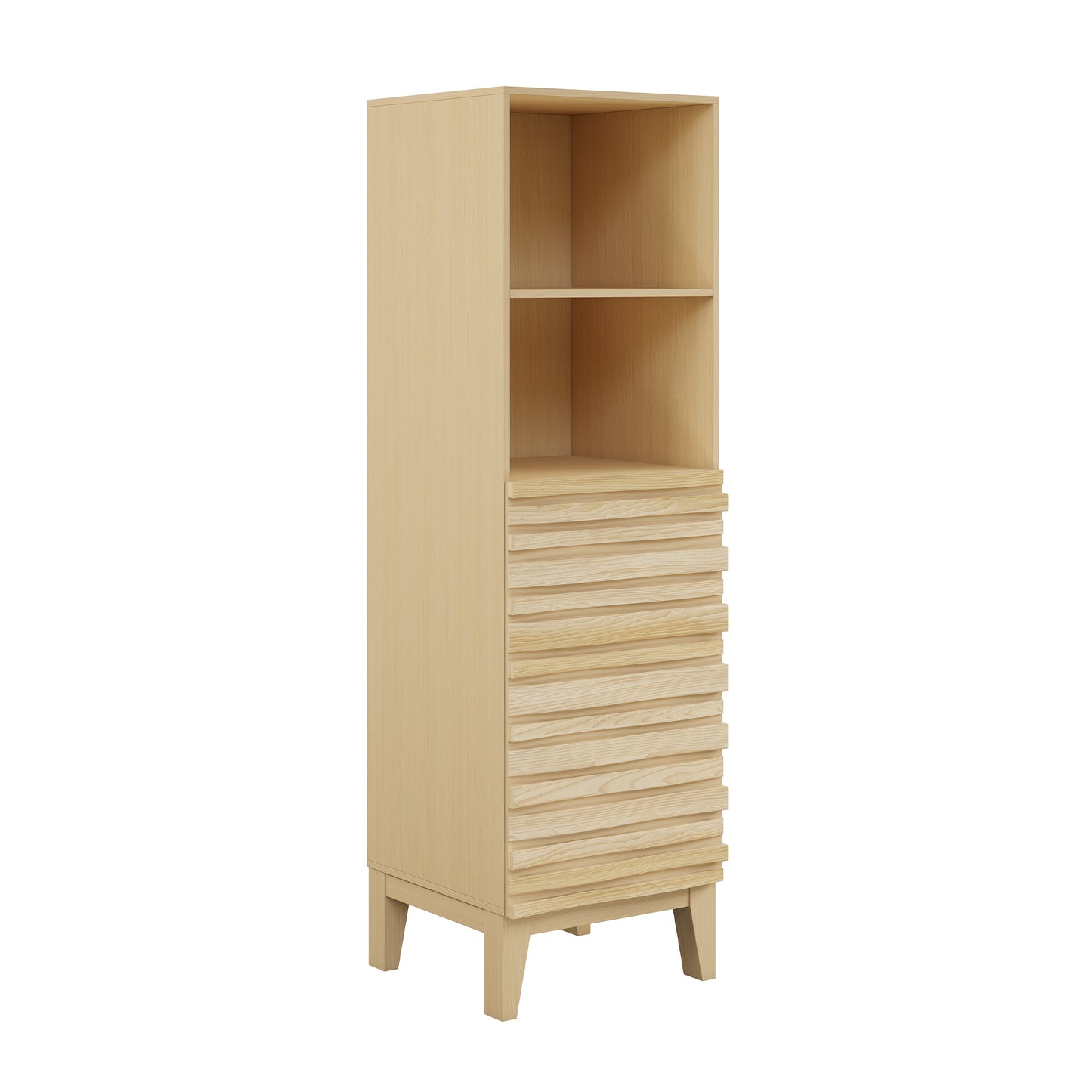 Swiss Madison Cascade freestanding bathroom vanity in Natural Oak — view 6