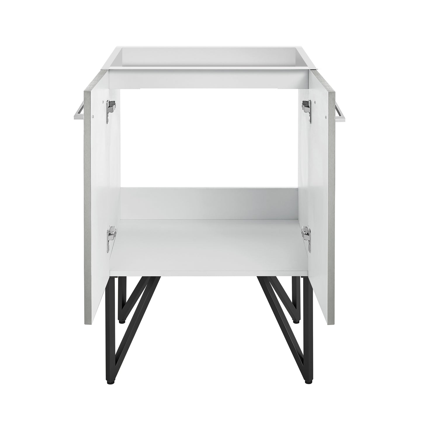 Swiss Madison, Annecy 24 Brushed Grey Bathroom Vanity Cabinet Only (SM-BV232)