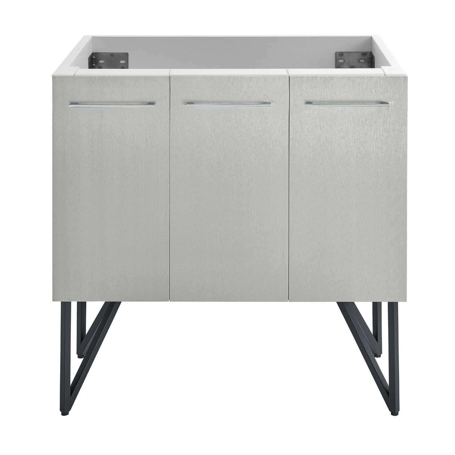 Swiss Madison, Annecy 36" Bathroom Vanity in Brushed Grey - Cabinet Only