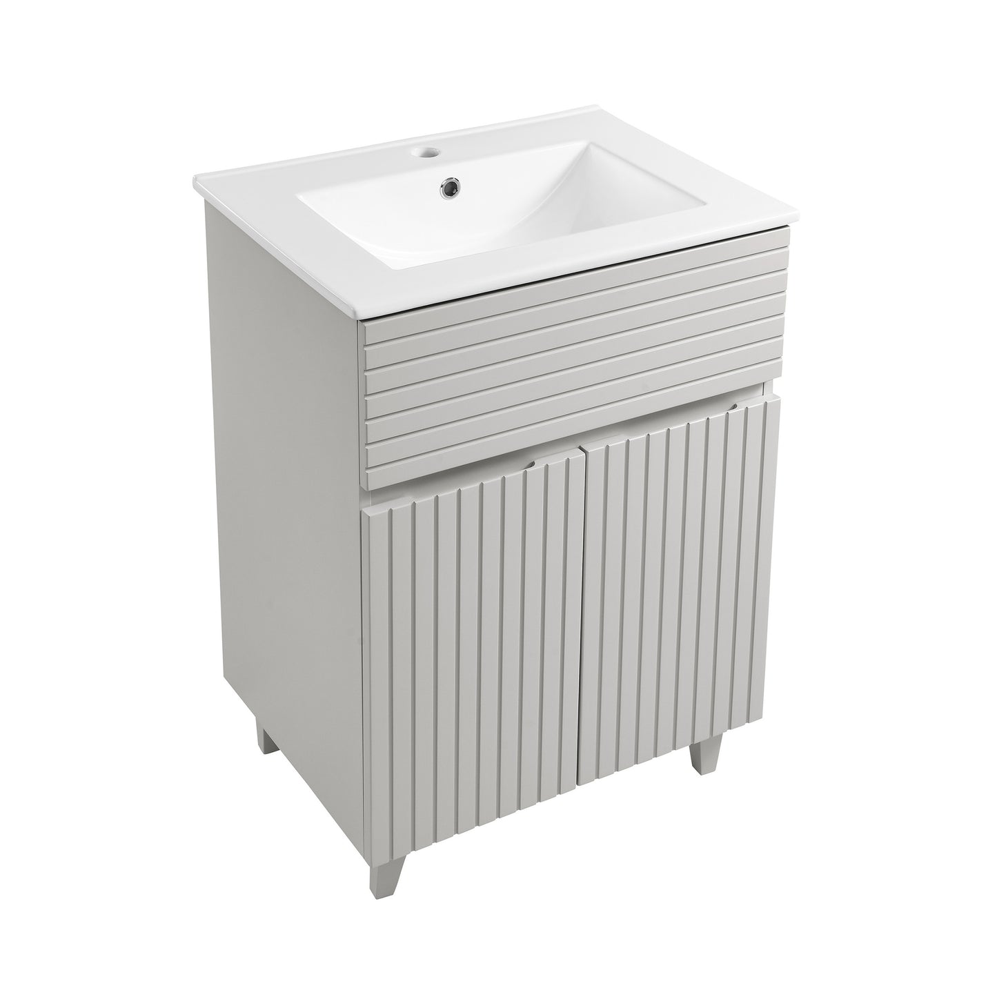 Swiss Madison, Bernay 24" Bathroom Vanity in Shell