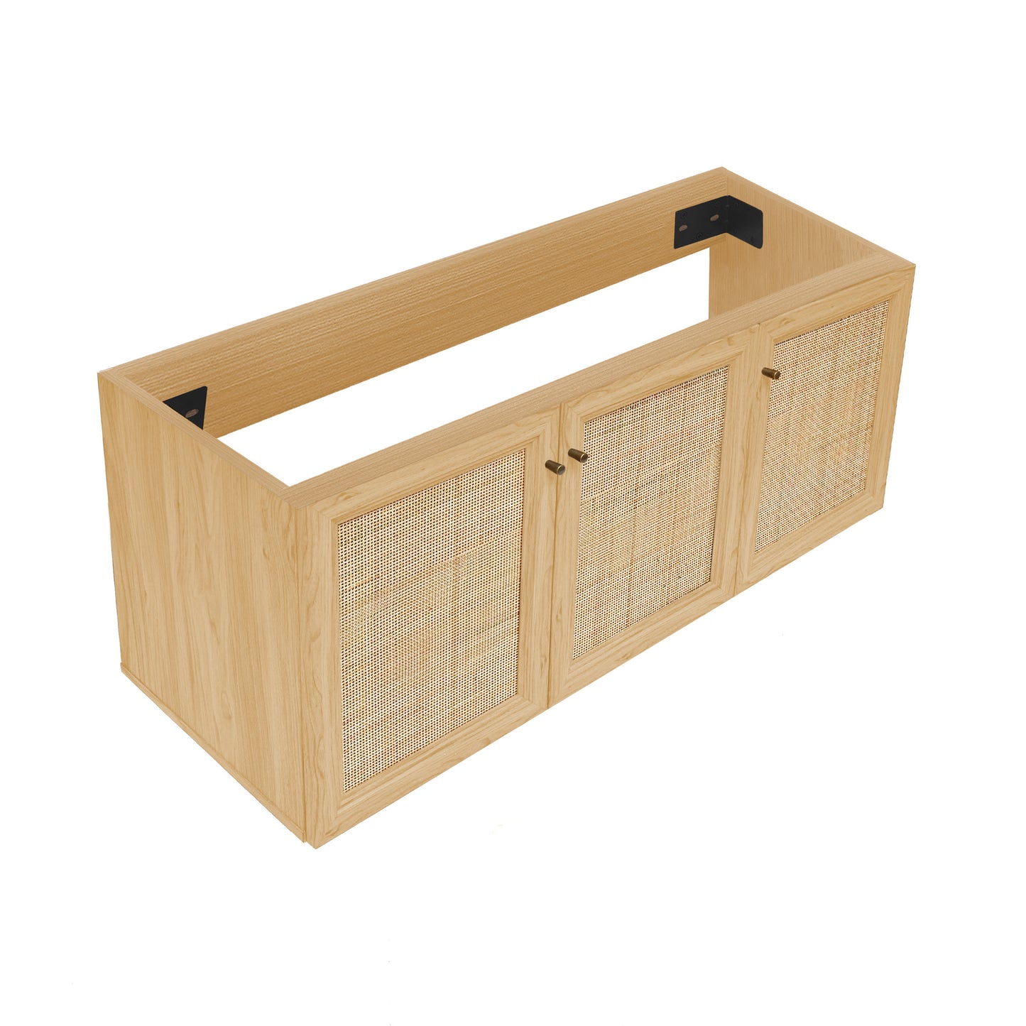 Swiss Madison, Classe 48" Wall-Mounted Bathroom Vanity Cabinet without Top in Natural Oak