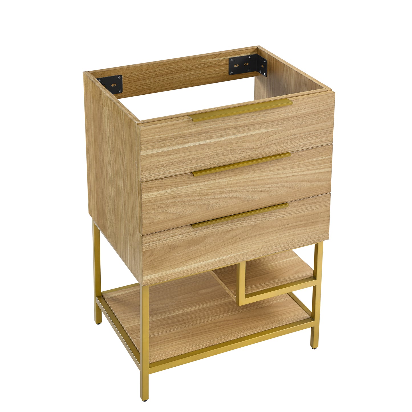 Swiss Madison, Carre 24" Bathroom Vanity - Cabinet Only