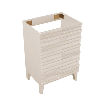 Swiss Madison, Cascade 24'' Bathroom Vanity in White - Cabinet