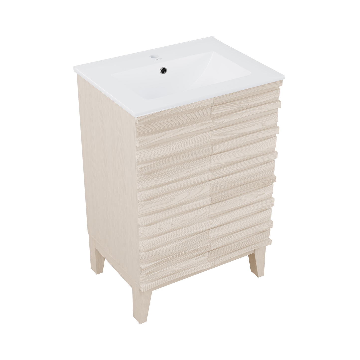 Swiss Madison, Cascade 24'' Bathroom Vanity in White