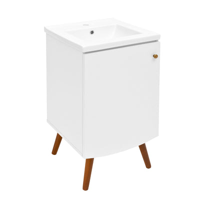 Swiss Madison, Manoir 18" Bathroom Vanity in White