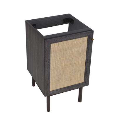 Swiss Madison, Classe 18" Bathroom Vanity in Black Cabinet Only