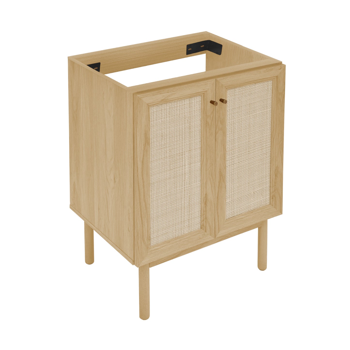 Swiss Madison, Classe 24" Freestanding Bathroom Vanity Cabinet without Top in Natural Oak
