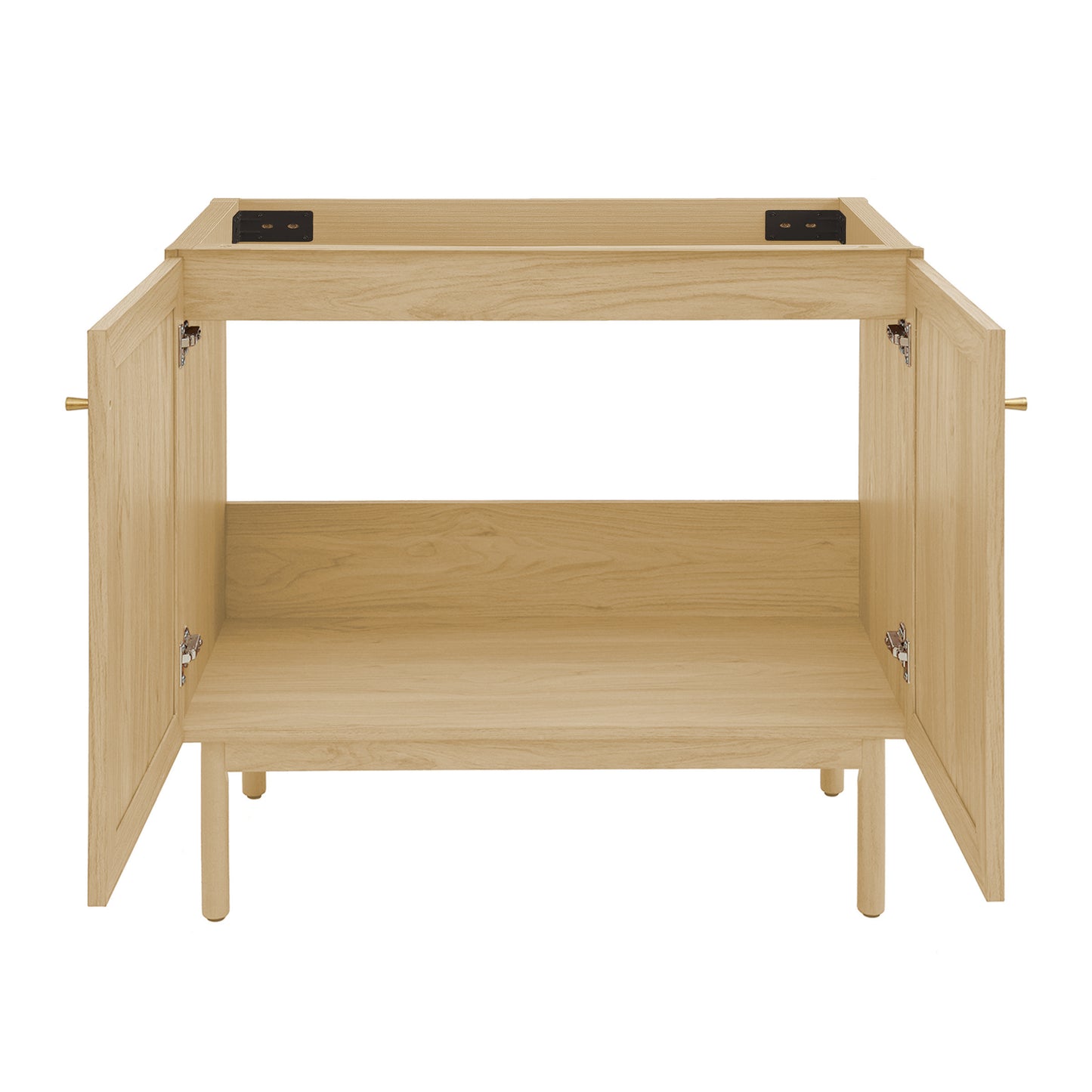 Swiss Madison Classe 36-inch freestanding bathroom vanity in Natural Oak — view 3
