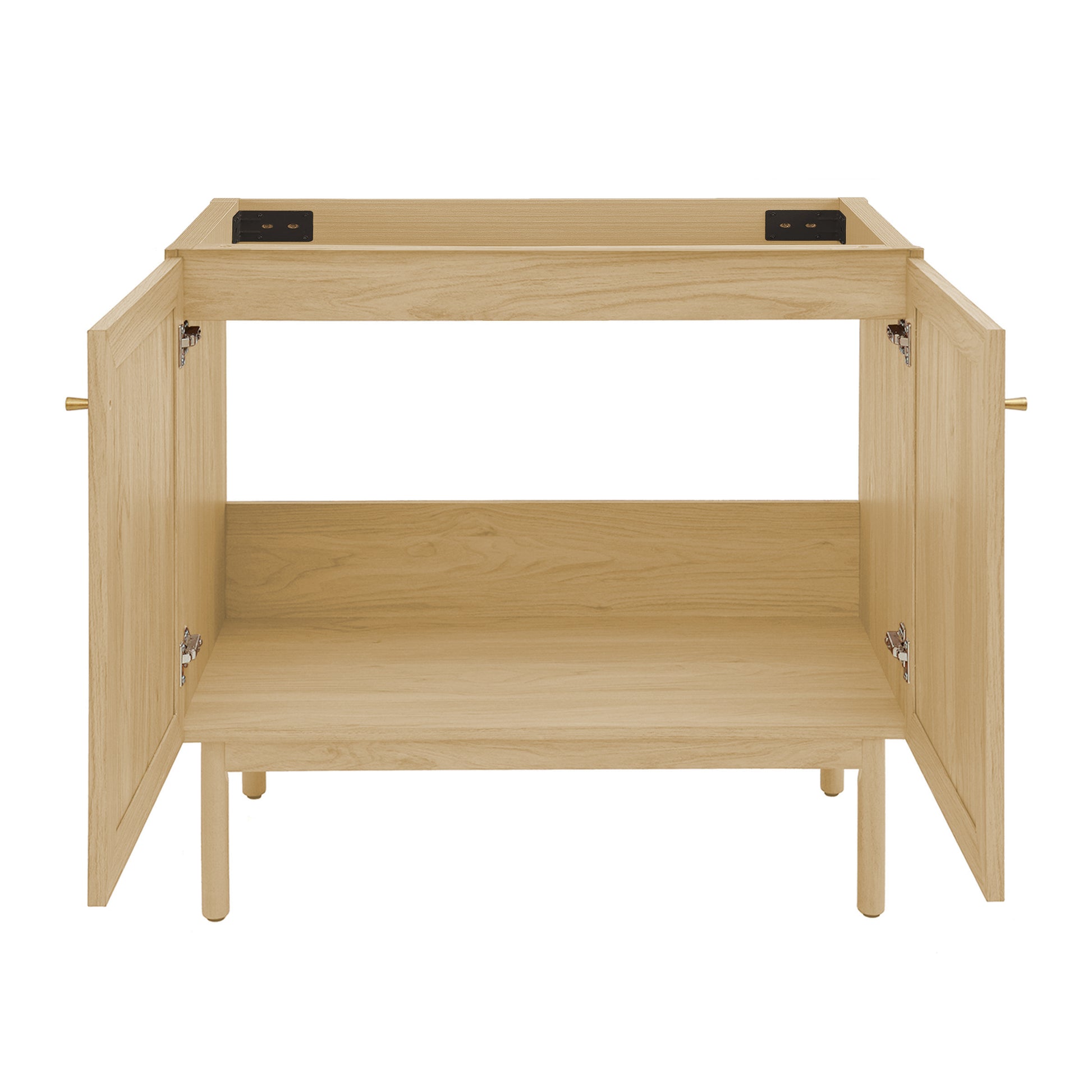 Swiss Madison Classe 36-inch freestanding bathroom vanity in Natural Oak — view 3