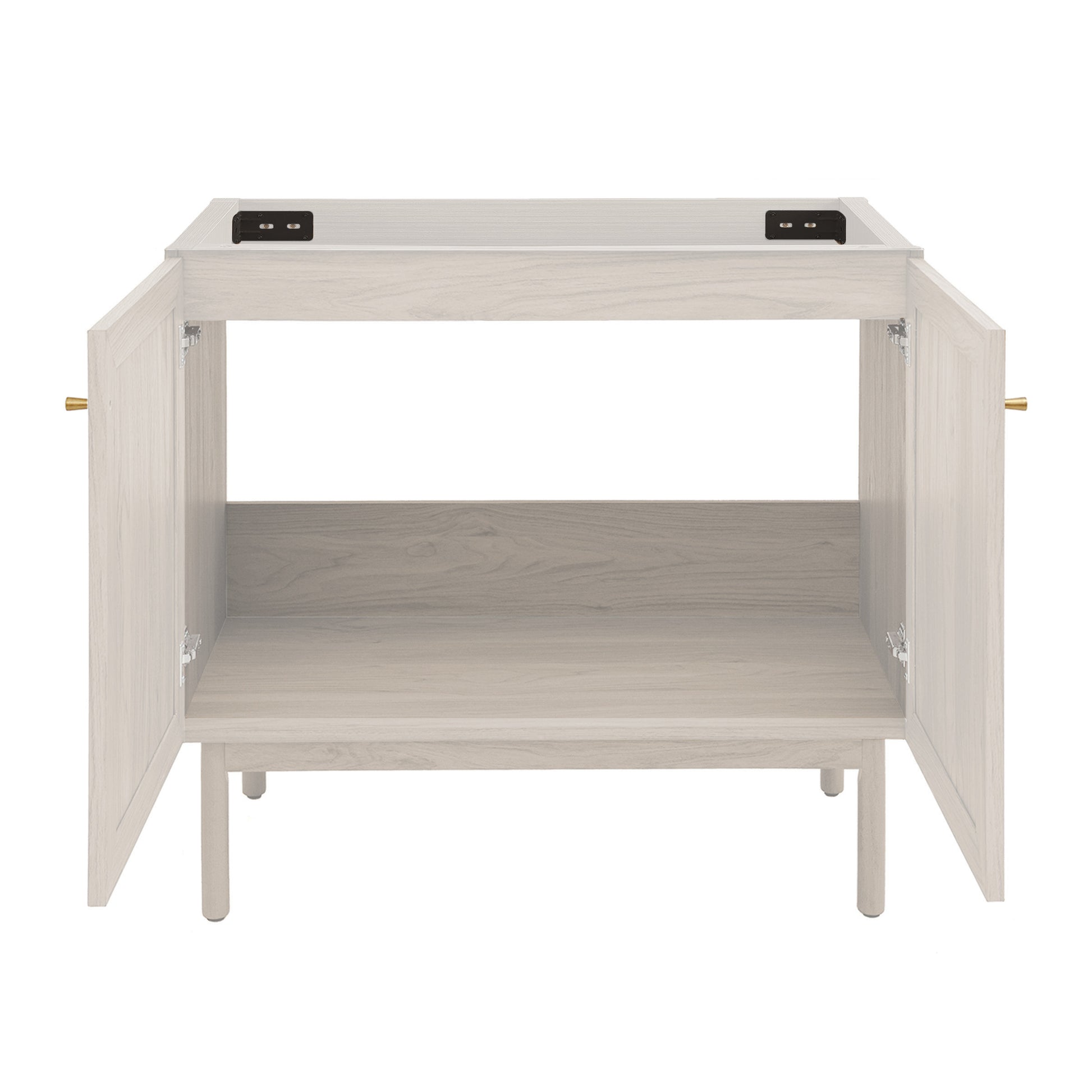 Swiss Madison Classe 36-inch bathroom vanity in White Oak- Cabinet — view 3