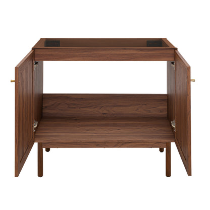 Swiss Madison Classe 36-inch bathroom vanity in Dark Walnut Cabinet Only — view 3