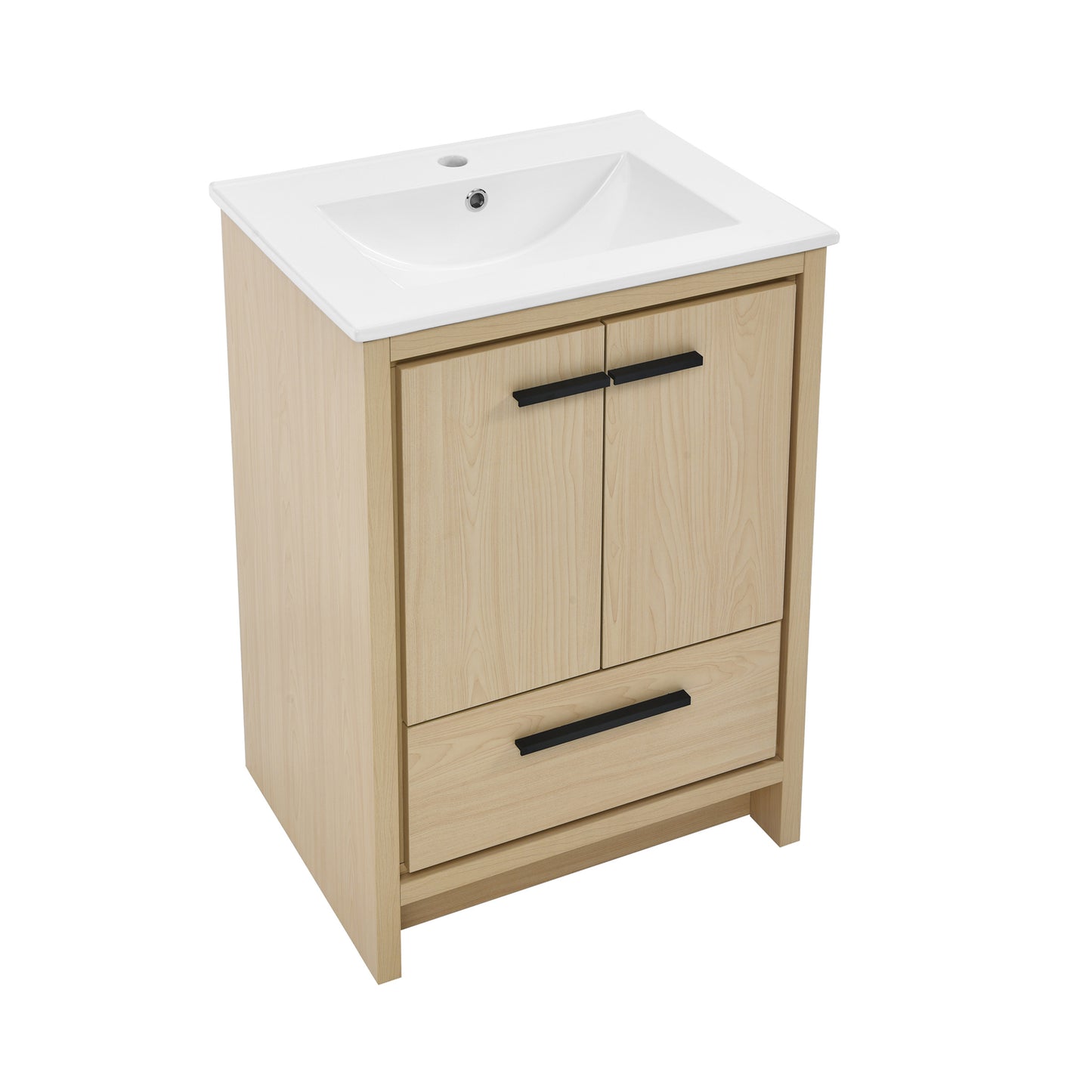 Swiss Madison, Virage 24 Freestanding, Bathroom Vanity in Natural Oak