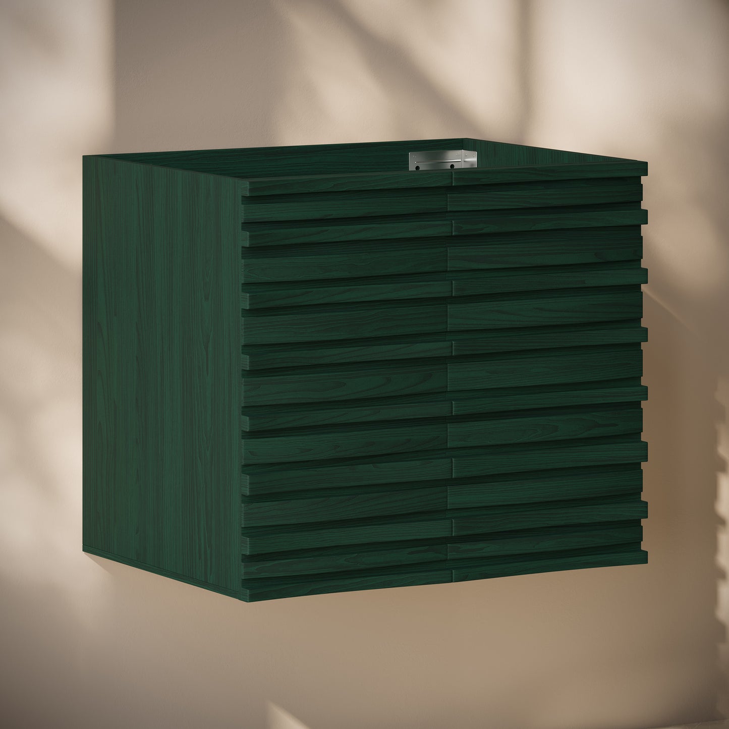Swiss Madison, Cascade 24" Wall-Mounted Bathroom Vanity Cabinet without Top in Green Oak