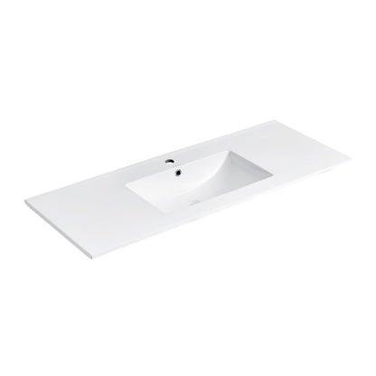 Swiss Madison, 48" Vanity Sink Top in Glossy White