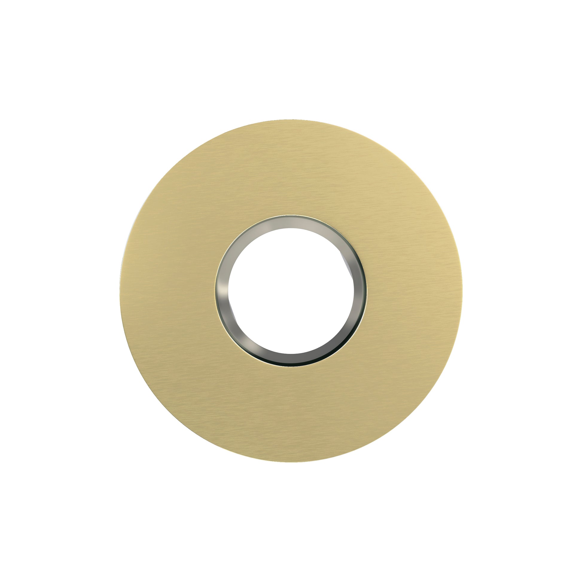 Swiss Madison Overflow Sink Cover bathroom vanity in Blushed Gold — view 2