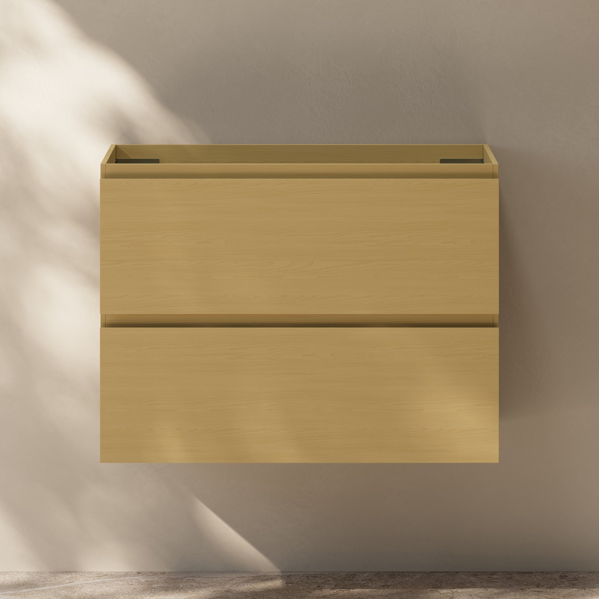 Swiss Madison Liberte 30-inch wall-mount bathroom vanity in Natural Oak — view 3