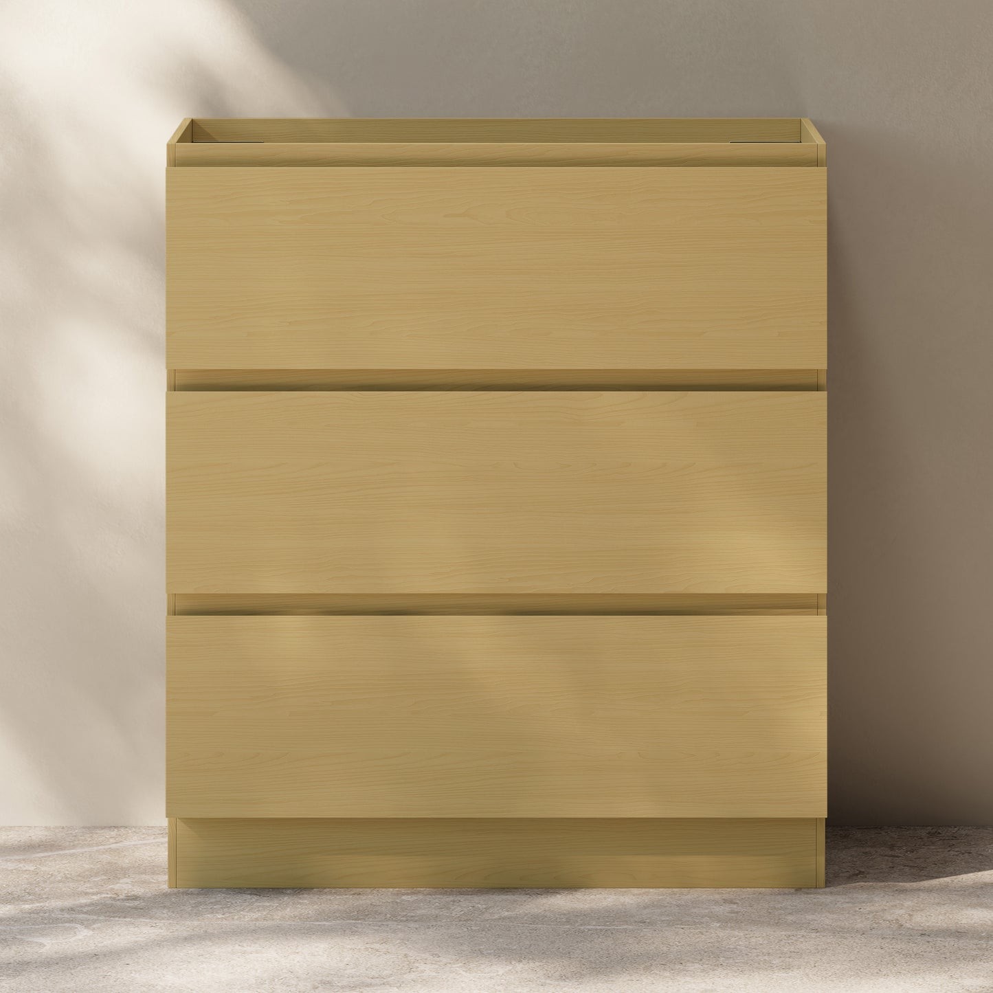 Swiss Madison, Liberte 30" Freestanding Bathroom Vanity Cabinet without Top in Natural Oak