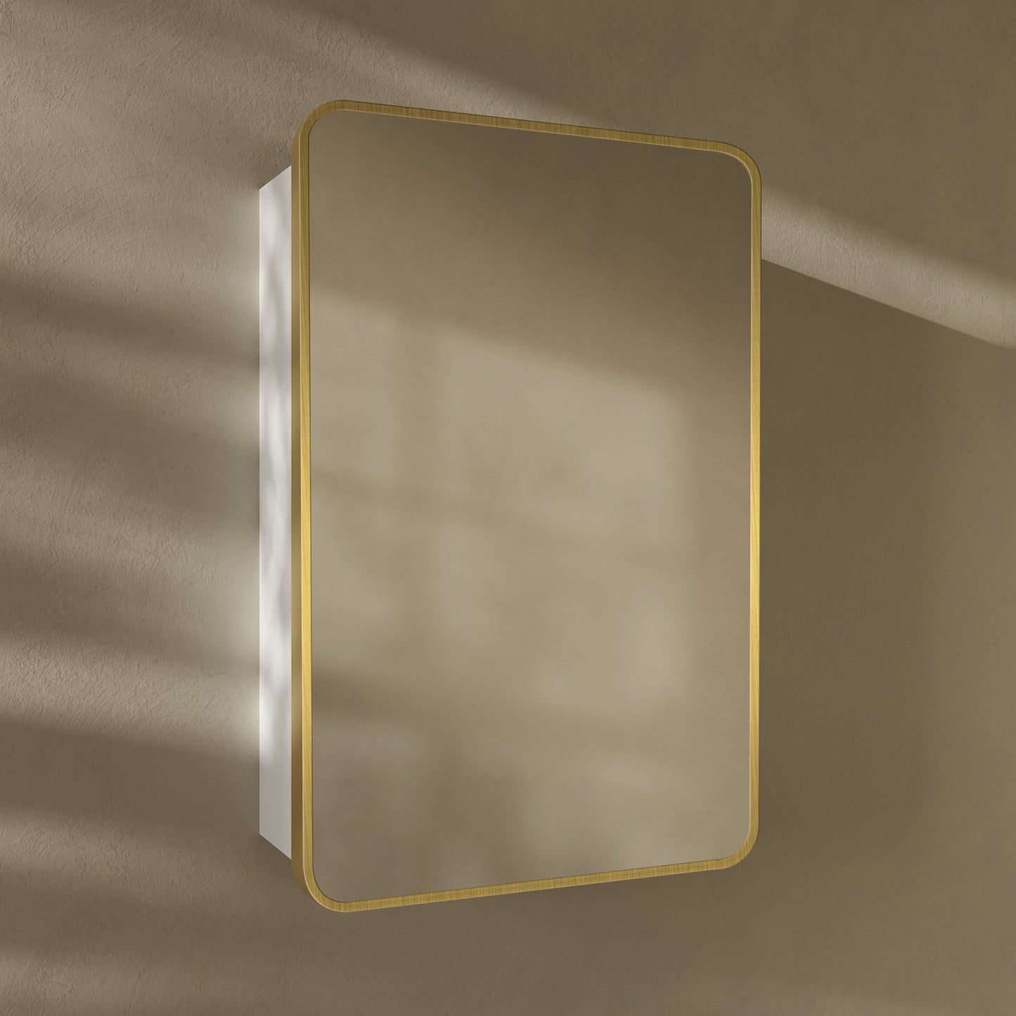 Swiss Madison Pierre wall-mount bathroom vanity in Brushed Gold — view 6
