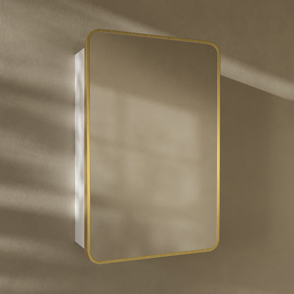Swiss Madison Pierre wall-mount bathroom vanity in Brushed Gold — view 6