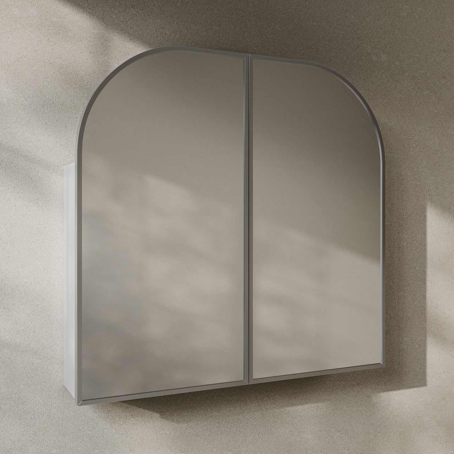 Swiss Madison Porte wall-mount bathroom vanity in Chrome — view 6