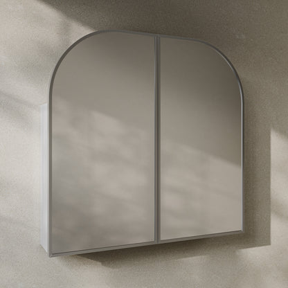 Swiss Madison Porte wall-mount bathroom vanity in Chrome — view 6