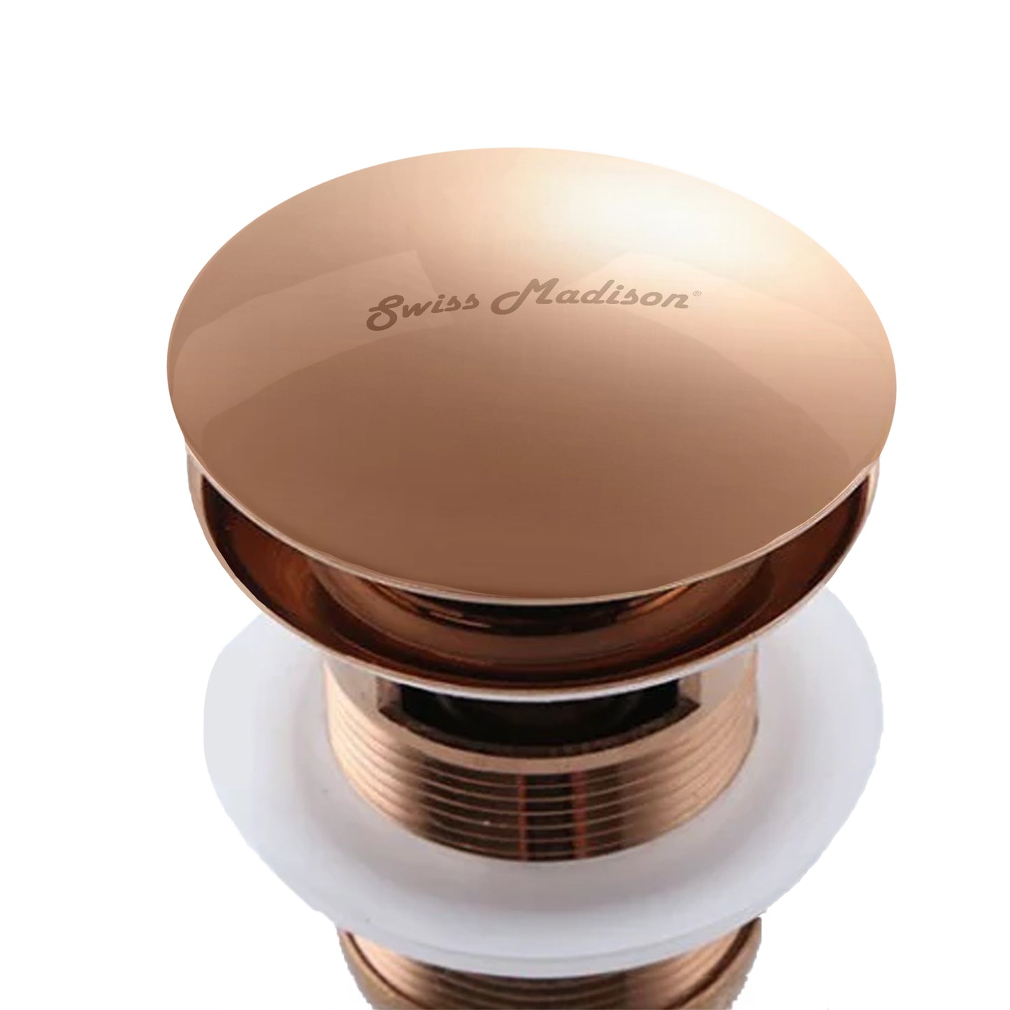 Swiss Madison, Residential Pop Up Sink Drain 1.75 in Rose Gold